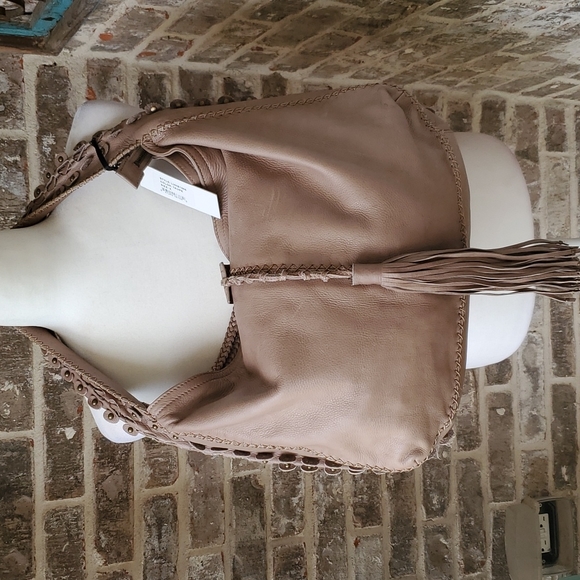 Pour La Victoire Handbags - NWT! Pour La Victorie Taupe Soft Leather Handbag